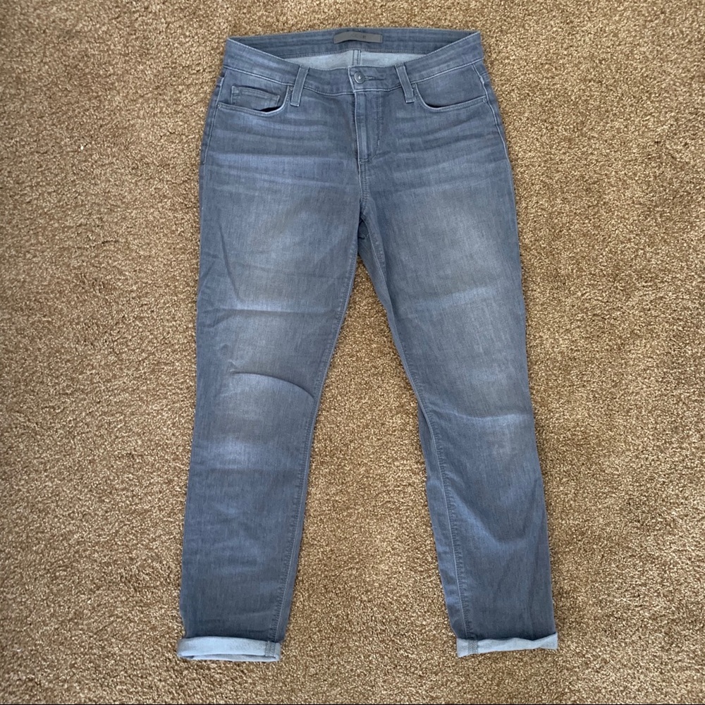 Joe’s skinny stretch gray jeans